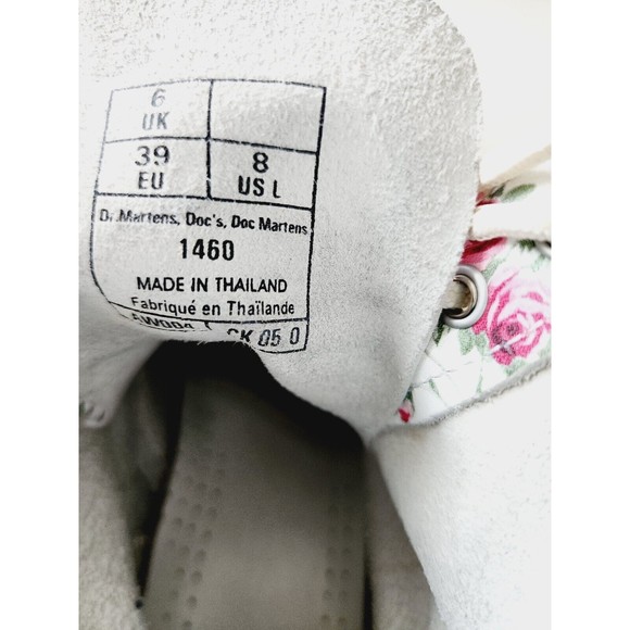 Dr Marten 1460 Portland Rose Combat Lace Up White RARE Limited Edition 8 - Picture 8 of 11